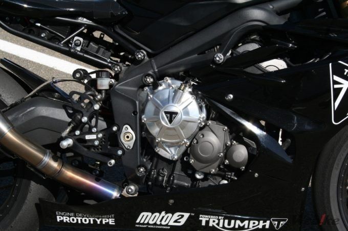 20180313 sagawa triumph 07 680x453 - Triumph Moto 2 machine 1st test drive! How powerful is the 3-cylinder 765cc !?